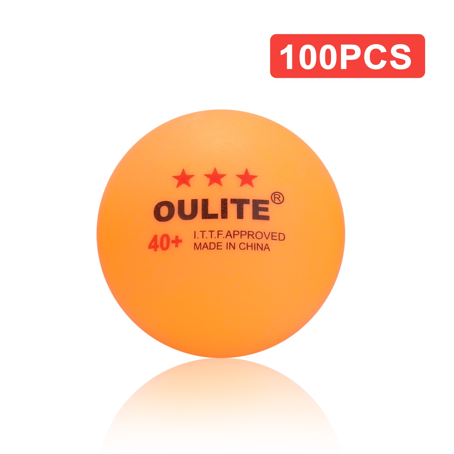 100 Uds 40mm pelotas de entrenamiento de tenis de mesa caja práctica de rebote alto pelota de práctica de tenis Pelotas de Ping Pong: Yellow
