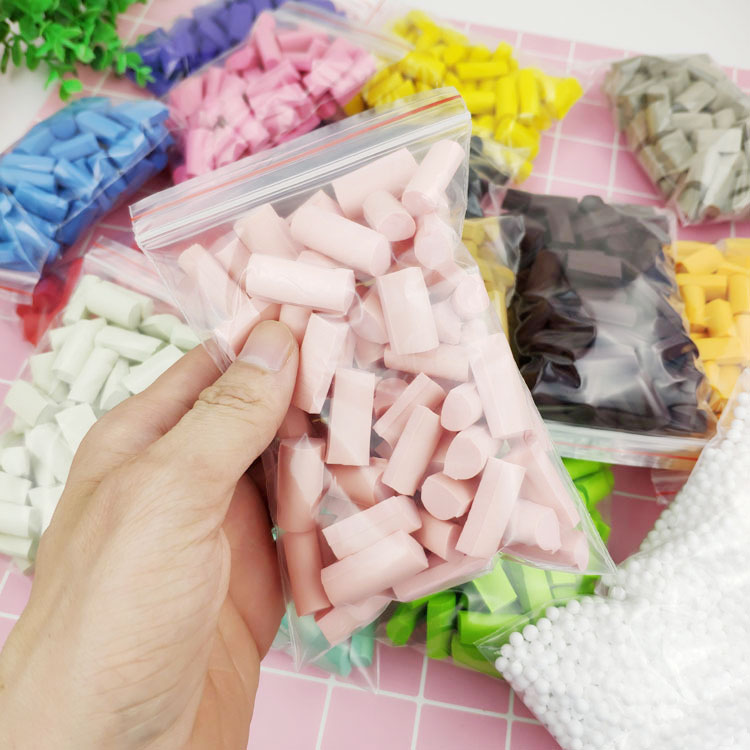 New70pcs Sponge Block Additives in Slime Filling Beads Supplies DIY Slime Accessories For Slime Stuff Foam Clay Mud Sponge Block