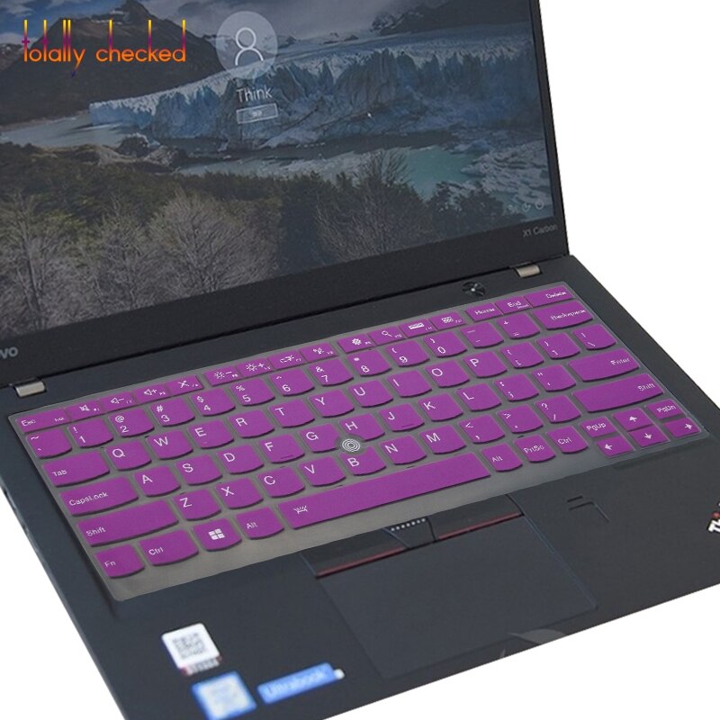 Miękka silikonowa klawiatura do laptopa obudowa ochronna skóra dla Lenovo Thinkpad Ibm X280 x380 X390 2019X270X260X240X240 S X250: purple