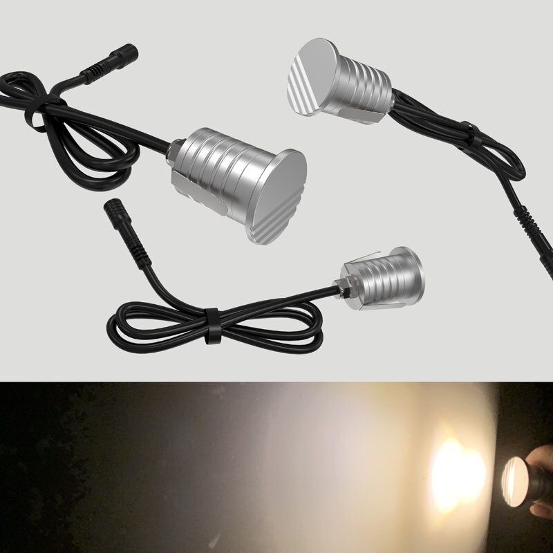 1w ip67 cree ledet søkelyset 12v 24v hotell hage vegg trapp begravet få øye på lys