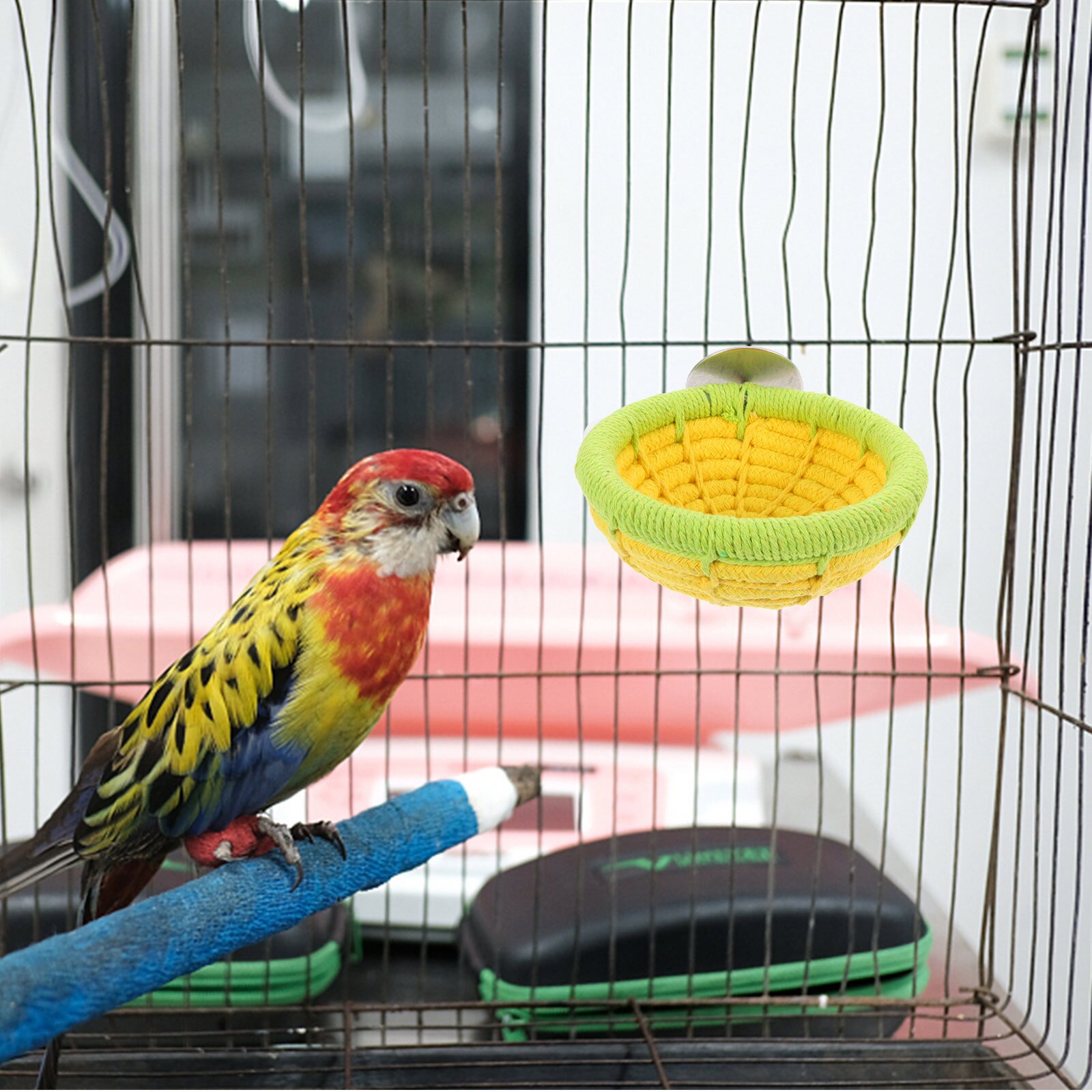 Home Bird Nest Decorative Bird Nest for Cages Pet Bird Accessory Bird Habitat Shed