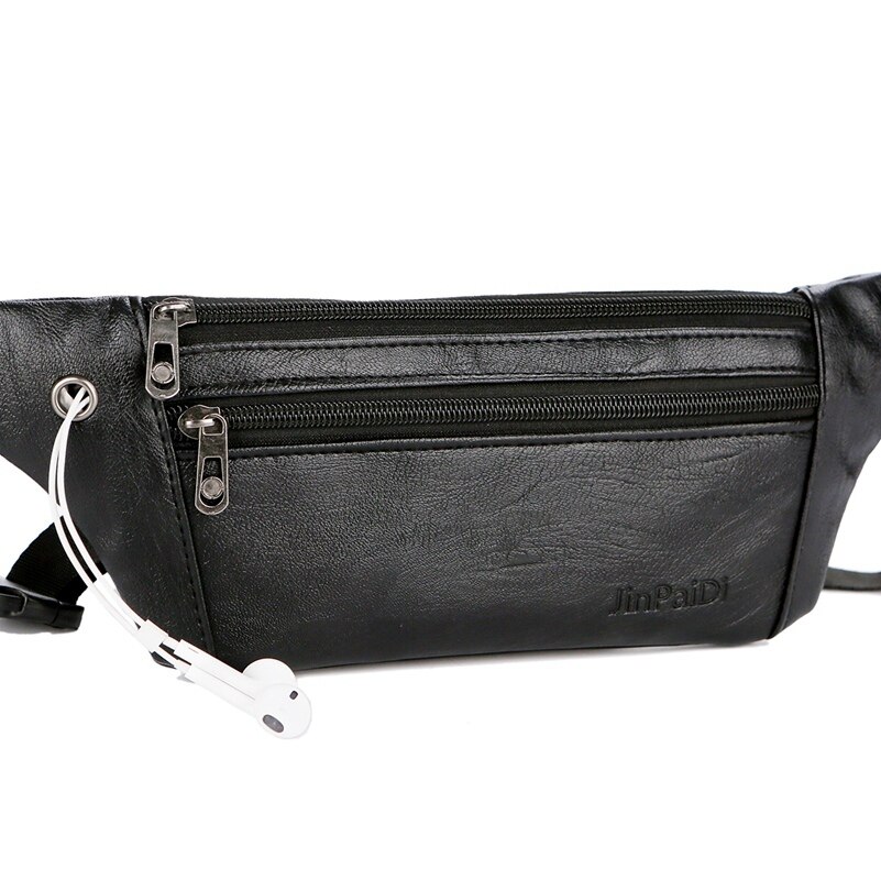 Heren dames ultradunne sling bag waterdichte heuptas borst schoudertas school schoudertas