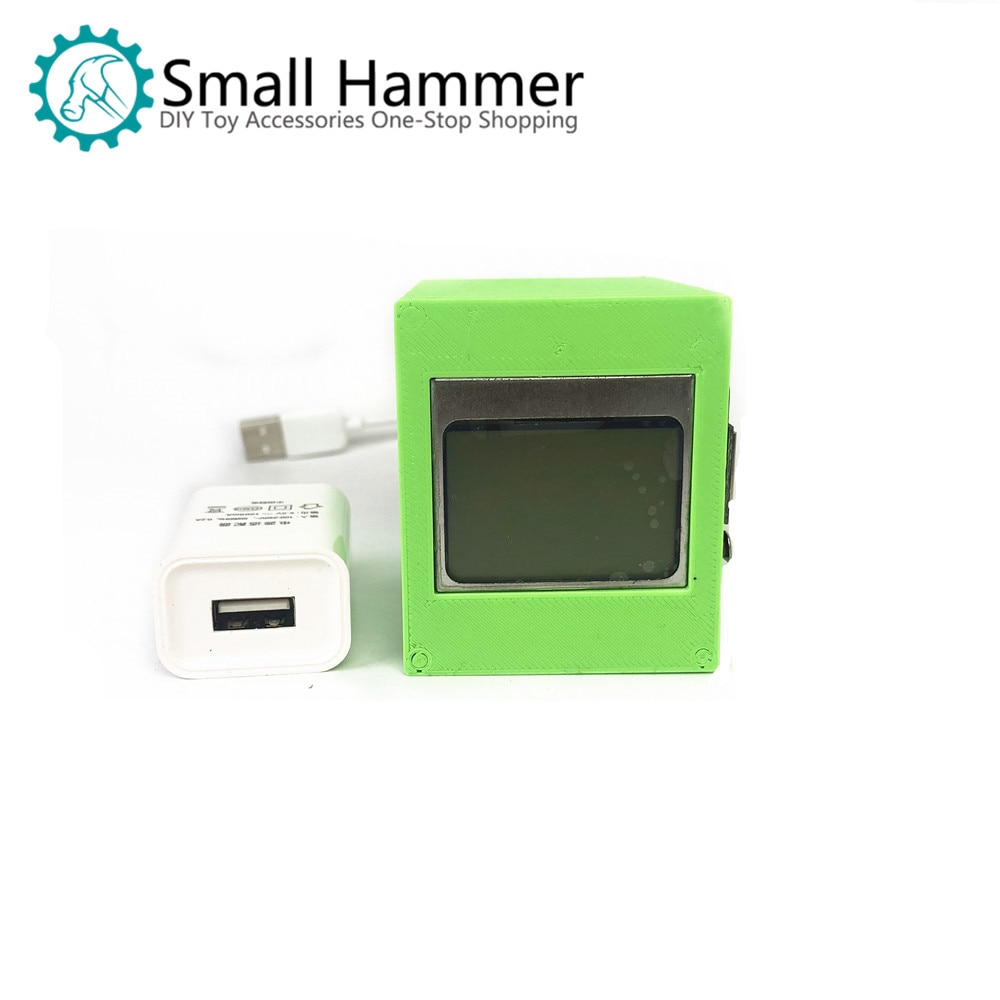 Small nail hammer IoT temperature and humidity nodemcu dht22 5110 display kit maker open