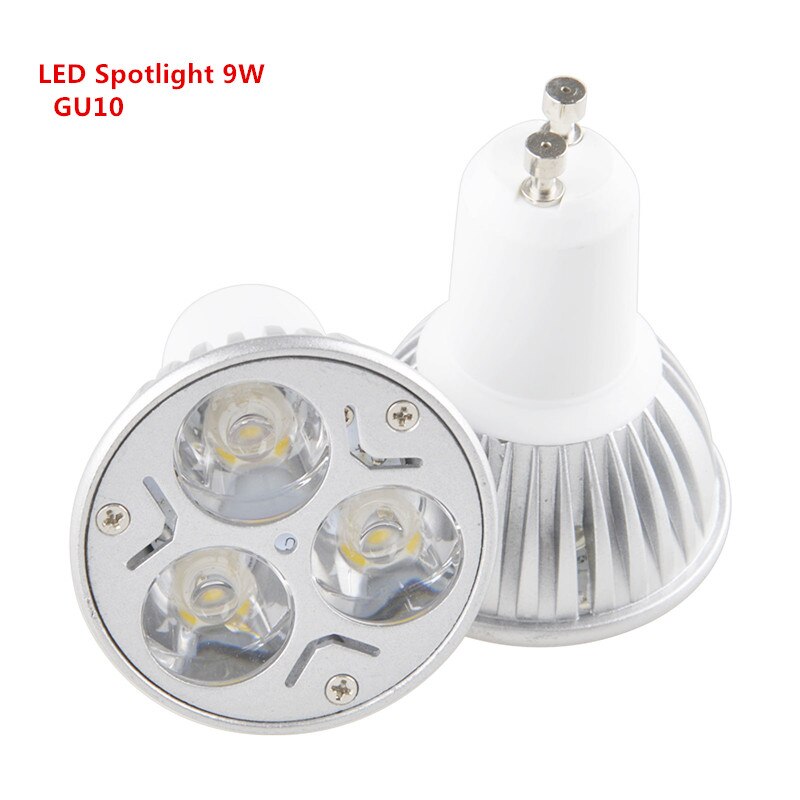 1 kpl himmennettävä led  gu10 9w epistar led 110v 220v lämmin valkoinen/ puhtaan valkoinen/viileä valkoinen/ spotlight lampun polttimo