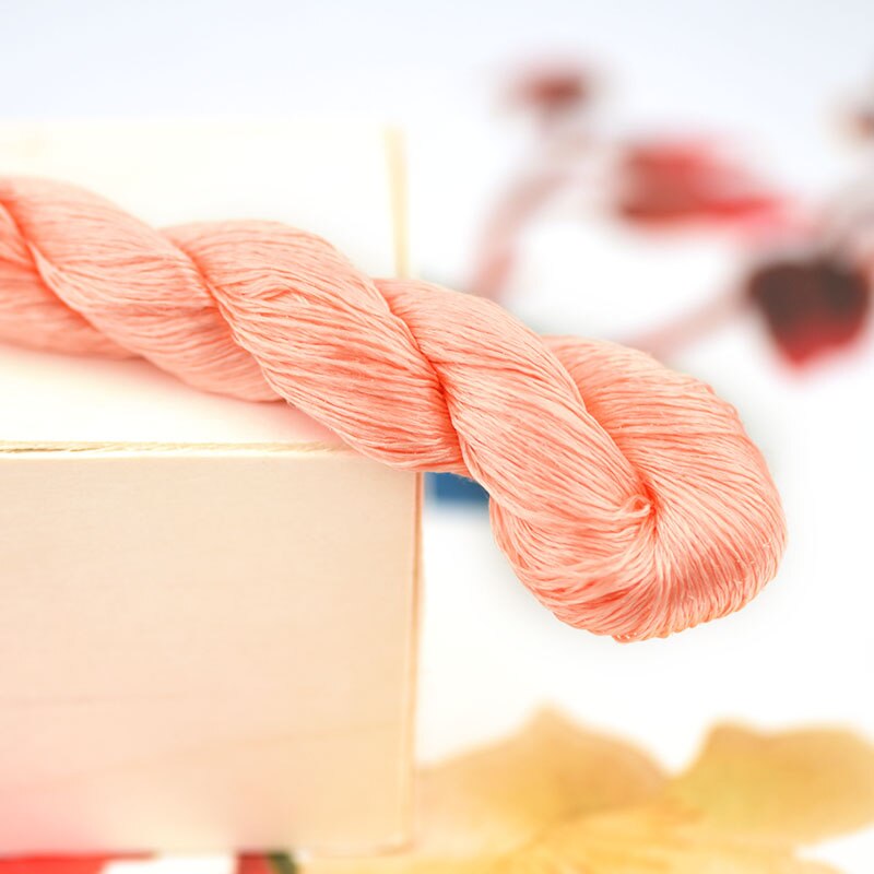 silk embroidery thread / 100% silk thread /hand embroidery embroider cross stitch/orange series/9 pure colors: 4