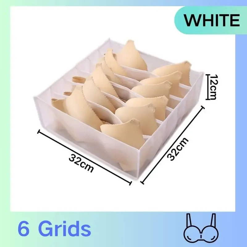 Foldable Wardrobe Organizers Underwear Organizer Box Bra Underwear Sock Organizer Box for Underwear Socks Pants in the Cabinet: plum