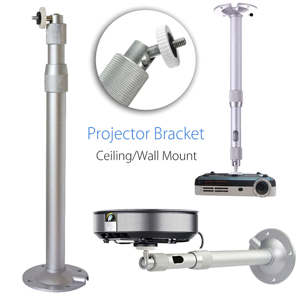 Universal 20-40cm projektor tak väggfäste aluminium fäste 15kg kapacitet qjy 99