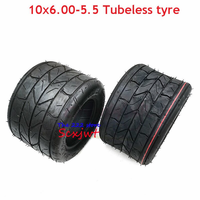 10 inch widened vacuum tyres 10x6.00-5.5 10*6.00-5.5 for small Harley motorcycle Electric scooter motor special tubeless tires