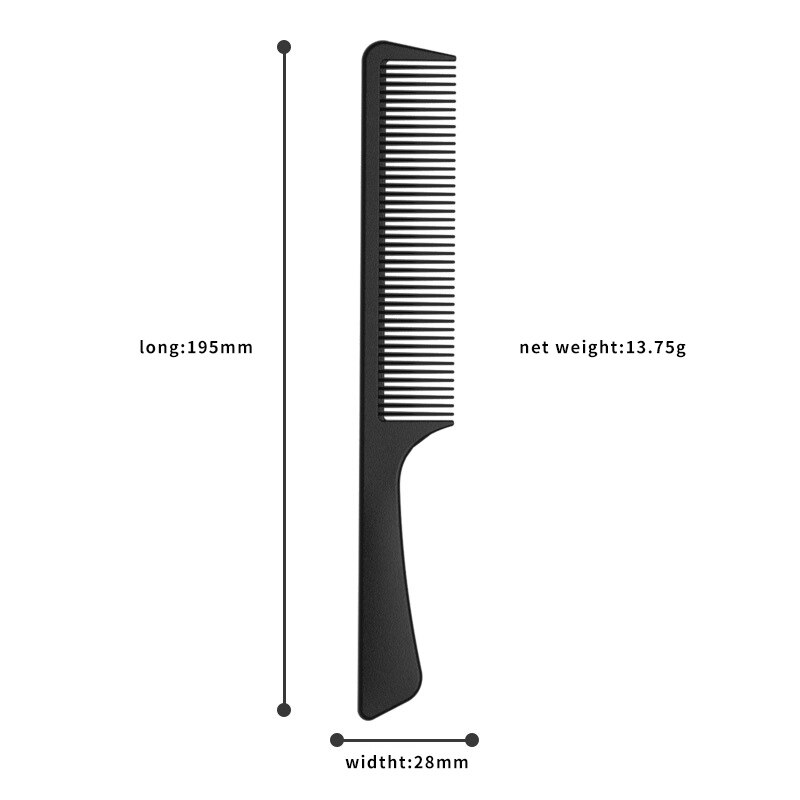 Tony Comb-peine de cola puntiaguda para mujer, peine de pelo largo para el hogar, peluquería, corte de pelo, antidensidad peine de dientes, electricidad estática: 02