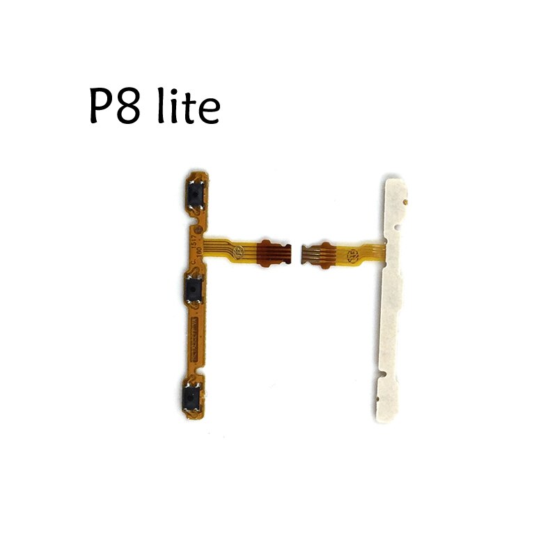 5 teile/los Power On Off Lautstärke Runter Taste Key Flex-kabel für Huawei P8 Lite ALE-L21 Ersatz Reparatur Ersatzteile Getestet & QC