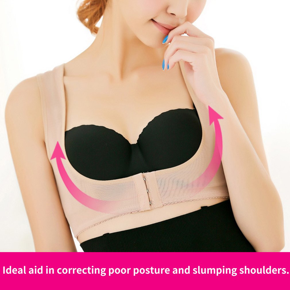 Correcteur de Posture femmes poitrine accolade prévenir la poitrine affaissement et bosse soutien-gorge croix sangle gilet corps Shaper sous-vêtements amincissants