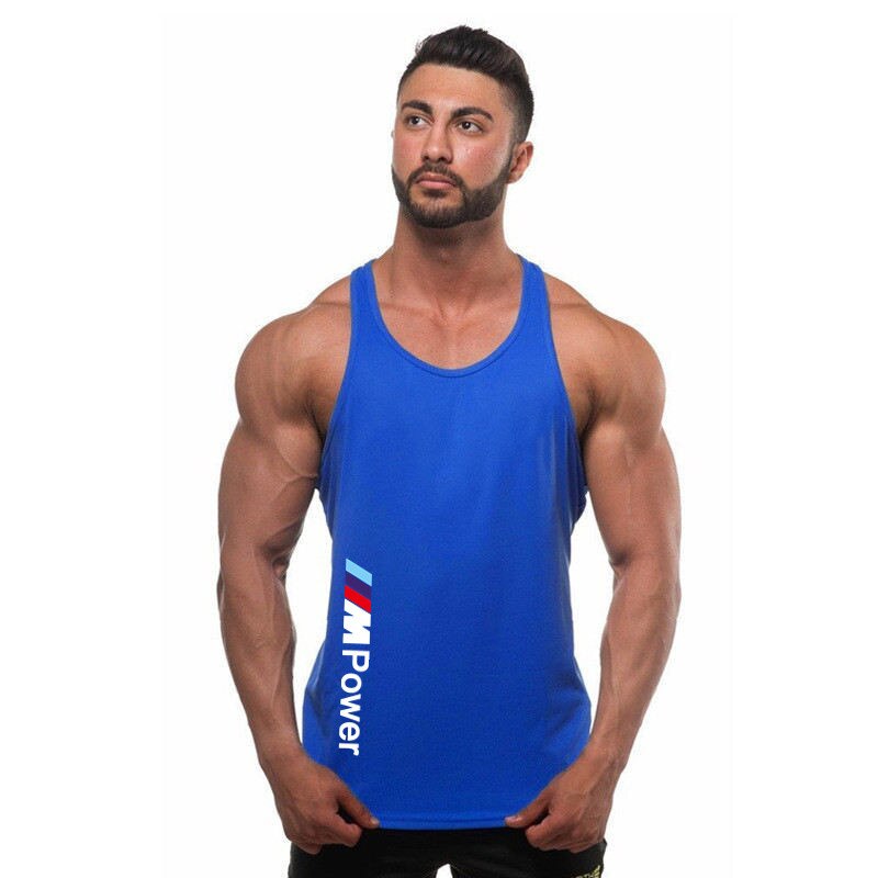 Camisetas de compresión sin mangas para hombre, camiseta de Fitness para hombre, camiseta culturismo, chaleco de gimnasio para Fitness: 2 / XL