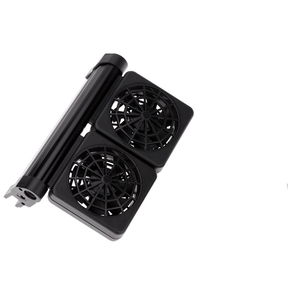 Akvarie akvarium køleblæser system chiller kontrol reducere vandtemperaturen 1/2/3/4 ventilator sæt køler marine dam tilbehør: 2 blæser / Eu-stik