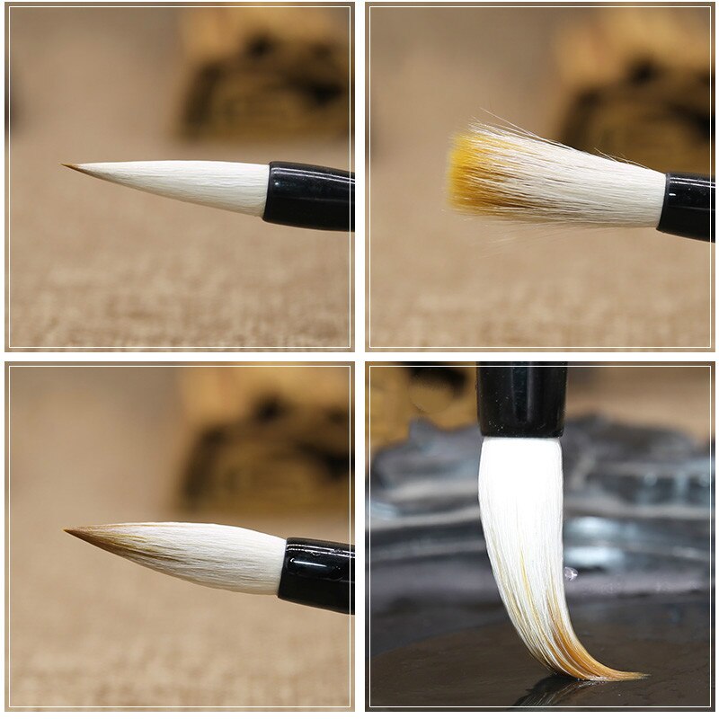 Chinese Calligraphy Pen 3pcs/set Students Multiple Hair Brush Pen Adult Chinese Painting Calligraphy Brushes Tinta China