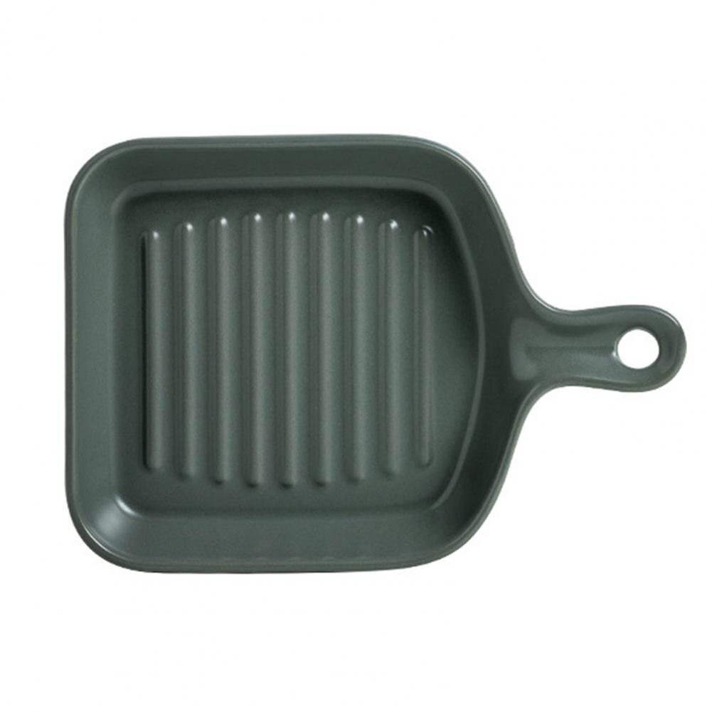 Voedsel Plaat Non-stick Warmte-Geïsoleerde Keramische Keuken Koken Plaat Voor Thuis: Grey