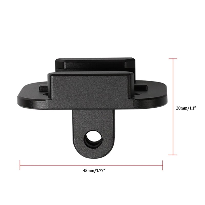 Quick Release Base Tripod Adapter Mount Long Thumb Screw QR Buckle Clip Adaptor 5mm Screw Hole for Hero 7 6 5 SJ4000 Yi 4K Eken