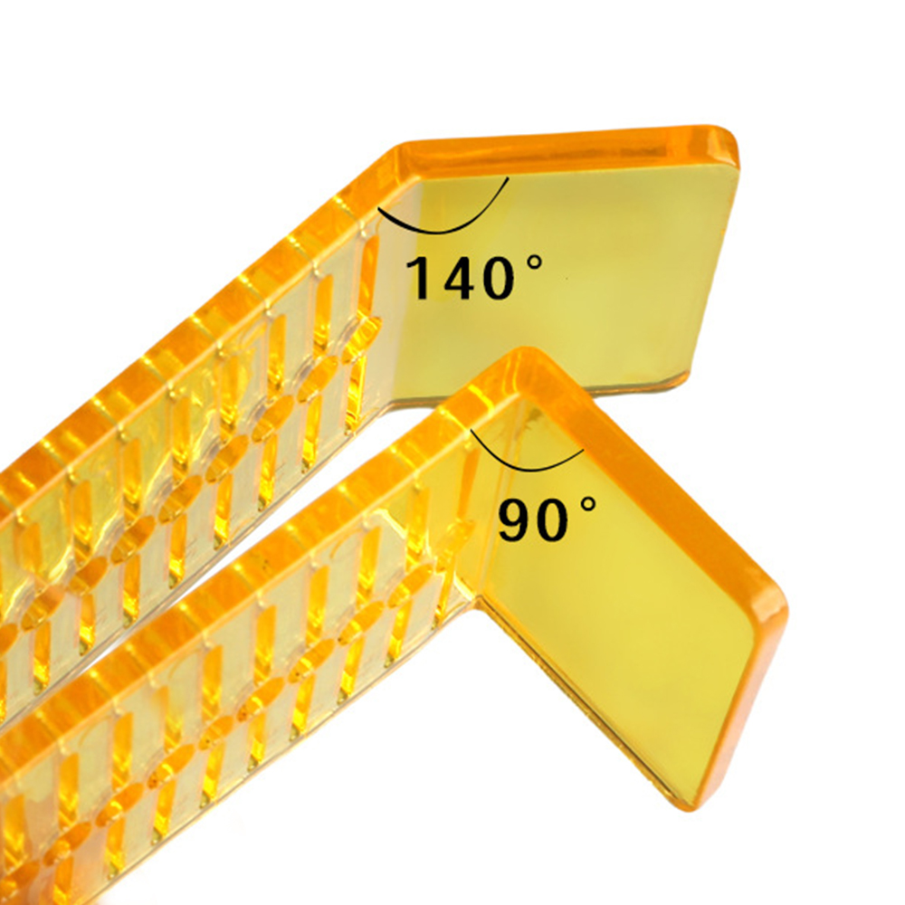 90/140 graden sticker sticker folie markering schraper plastic snijhulpmiddel auto carbon vinyl wrapping rakel raamfolie borden maken