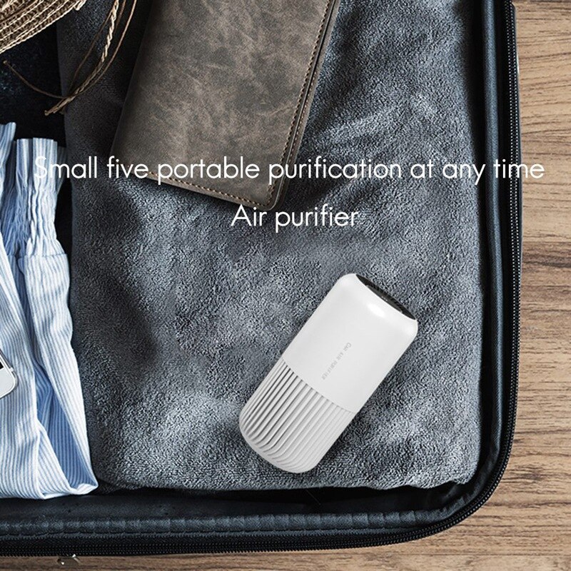 Air Purifiers for Home Car Allergies Pets Hair Smoke Dust Airborne Contaminants Silent ,for Bedroom Office Car