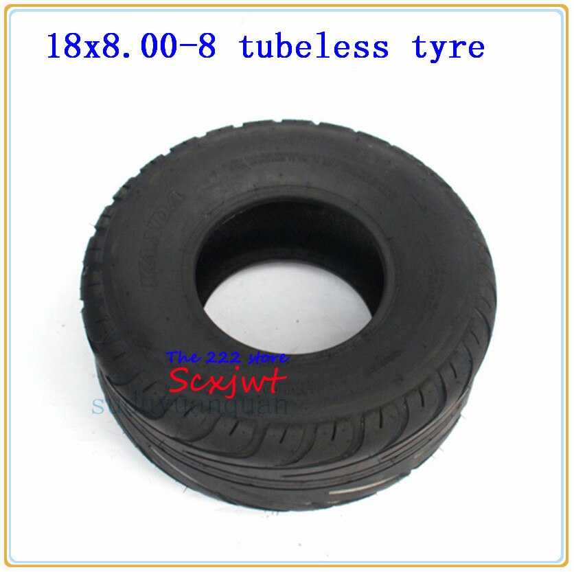 205/60-8 Tires 18x8.00-8 tubeless Tyres For Harley Chinese Bike 8inch 4PR ATV Quad Go-kart Vacuum wheel Tires