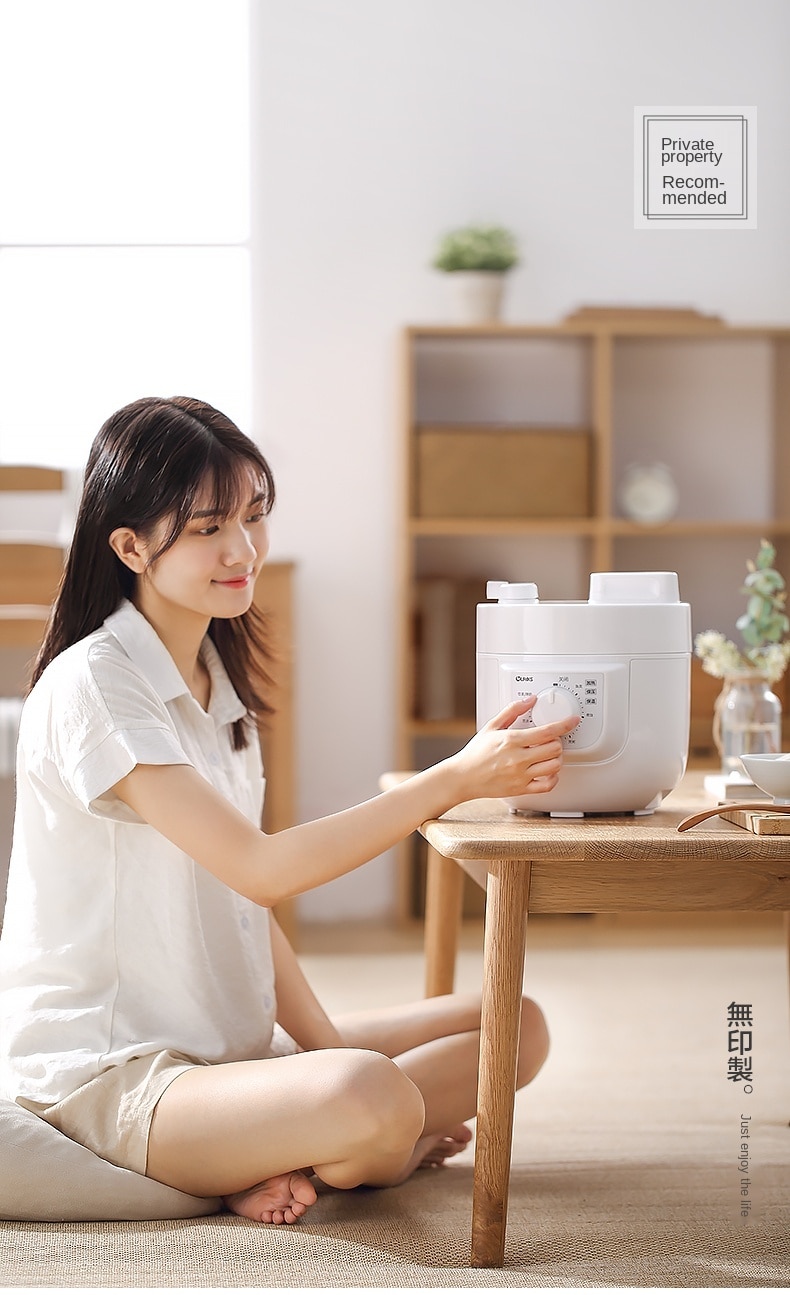 220V electric pressure cooker household small mini pressure cooker 2L liter rice cooker 1-3 people.