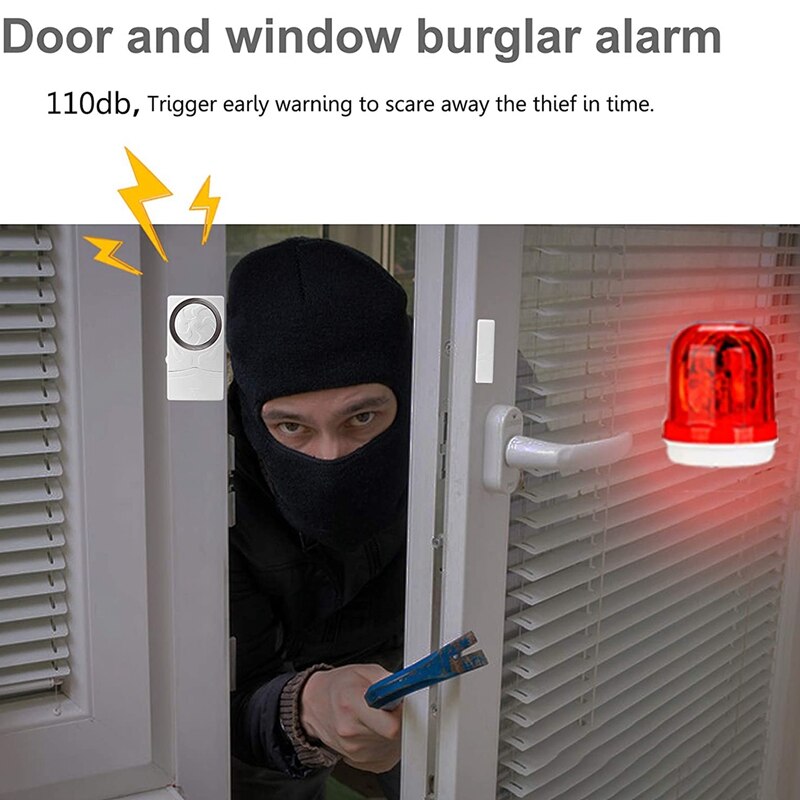 Door and Window Alarm for Home Anti Theft Alarm Systems netic Sensor Time Delay Alarm Pool Door Alarm for Kids