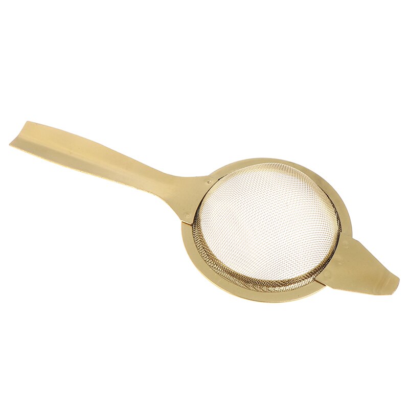 2pcs/set Kitchen Mesh Tea Infuser Stainless Steel Loose Tea Leaf Spice Filter Handle Drinkware Reusable Tea Strainer Teapot