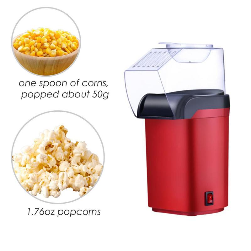 Electric Corn Popcorn Maker Household Automatic Mini Air Popcorn Making Machine DIY Corn Popper Children 110V 220V