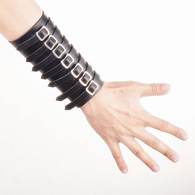 in pelle casuale da Tutto il braccialetto Del Semplice Metallo di Stile punk di Cuoio Bracciale unisex