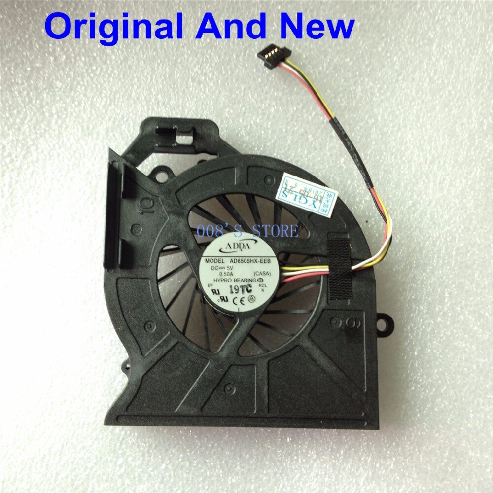 CPU Cooler Fan For HP Pavilion dv6-6b53er dv6-6150sl dv6-6161el dv6-6b35eo dv6-6b36eo dv6-6b37eo ADDA AD6505HX-EEB CASA