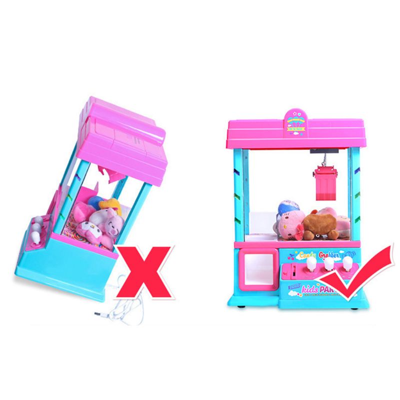 Klaue Arcade Spiel Candy Dispenser für Kinder Mini Spielzeug Vending Maschine mit Sounds