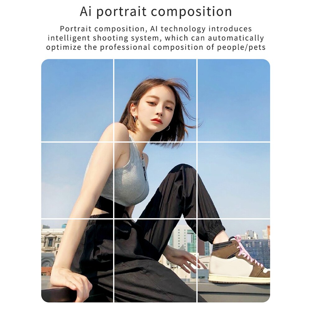 Photography Hands Free Auto Face Tracking Video Recording Gimbal Stabilizer Desktop Universal Live Broadcast 360 Degree Rotation