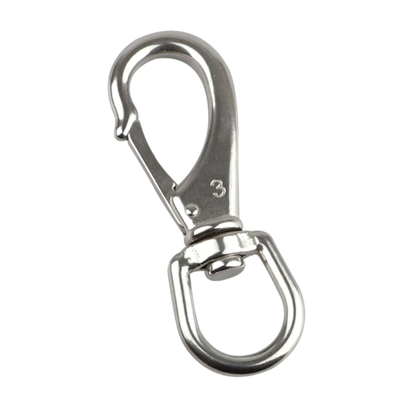 Rvs Kogelstangkop Snap Haken Duiken Clips Lente Haak Voor Vogel Feeders, Huisdier Kettingen, hond Tie-Out Kabel, Sleutelhanger