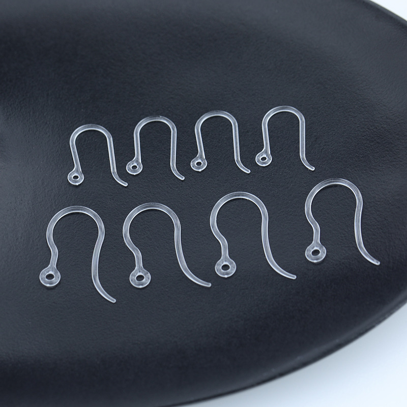 20pz 12x16mm ganci per orecchini in resina filo per orecchini ipoallergenici per gioielli in acciaio chirurgico fai da te che fanno forniture accessori materiali: bianca