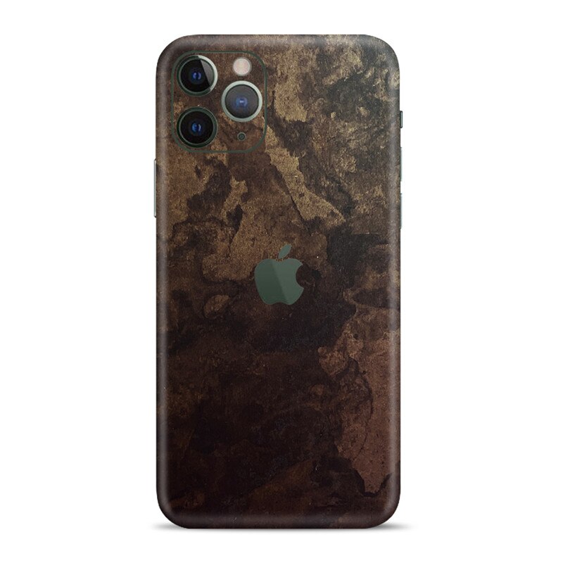 YCSTICKER Cell Phone Luxury Leather Marble Sticker 3D Vinyl Skin Film for iPhone 11 Pro Max X: B for iP 11 Pro Max