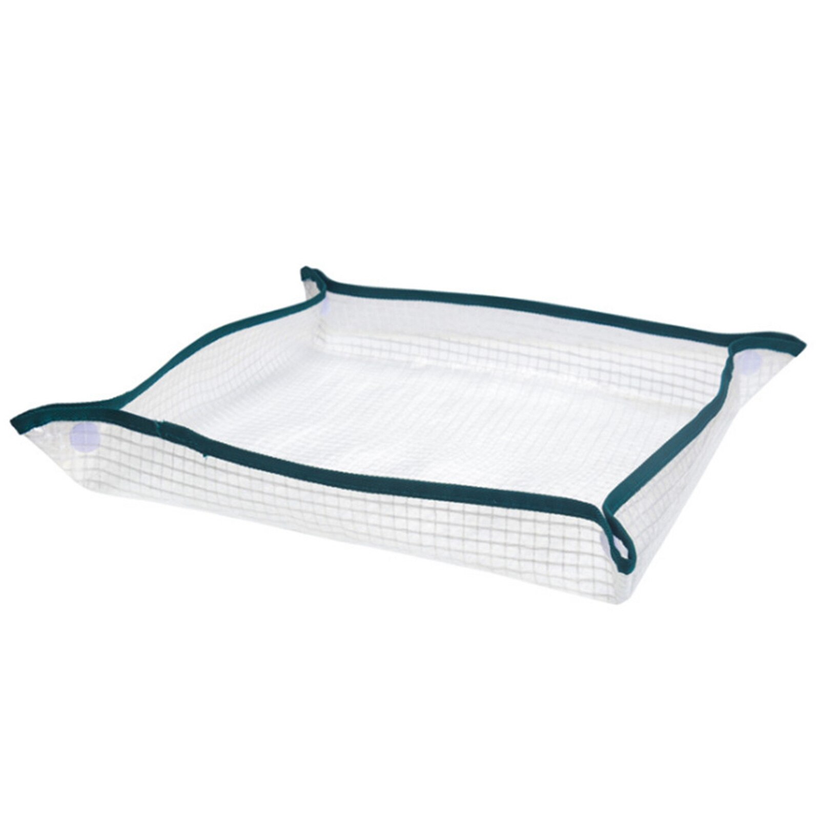 Mini tela de malla transparente impermeable, para escritorio, jardinería, suculenta, alfombrilla impermeable para flores, almohadilla para macetas