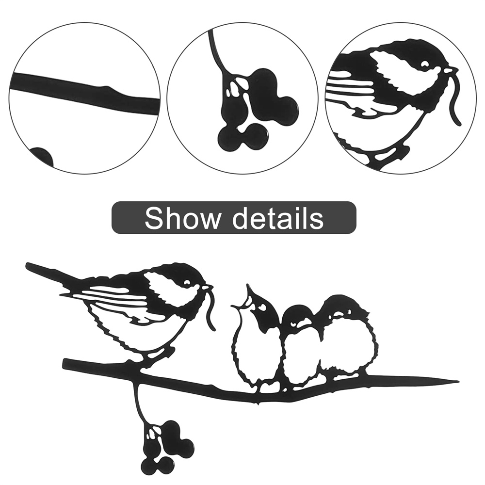 Oiseau en acier en fer forgé, modèle d&#39;oiseau sur pied en métal, décoration artistique d&#39;oiseau en métal, décor de paysage de jardin et de cour