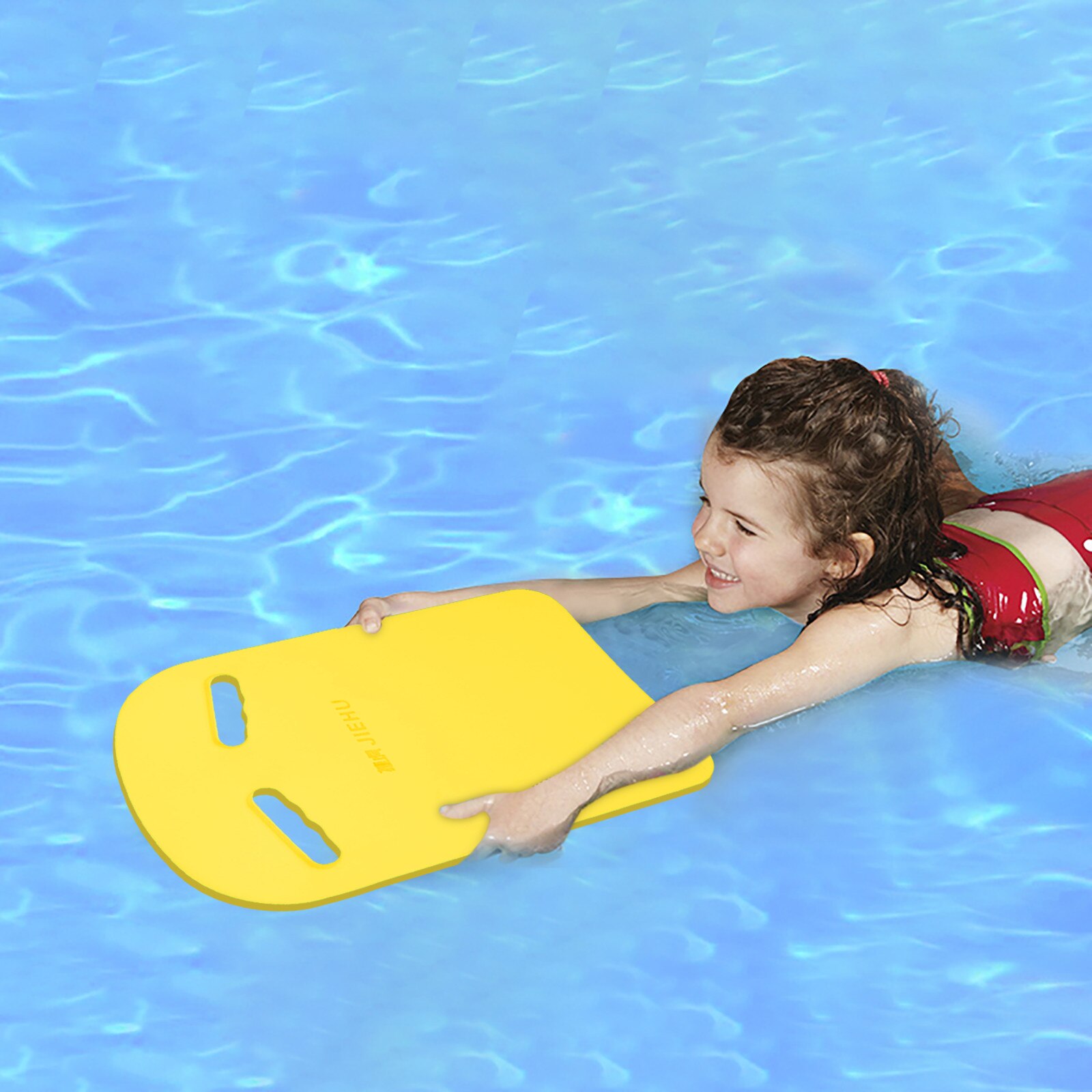 Children's Swimming Board Floating Plate A Shape PVC Back Float Kickboard Outdoor Swimming Beginner Training Safety Accessories