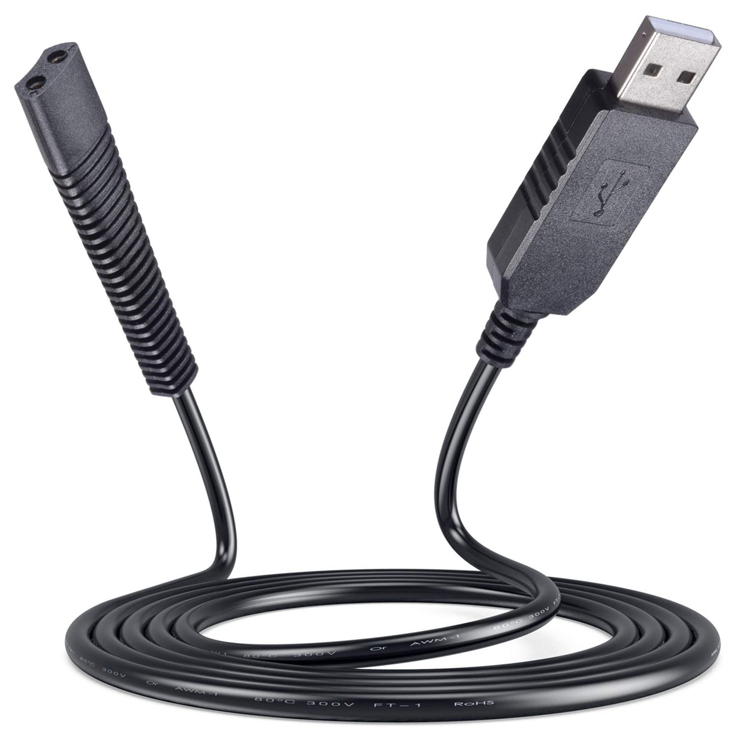12V Usb Oplaadkabel Vervangende Oplader Kabel Compatibel Met Braun Scheerapparaat Serie 9, Serie 7, Serie 5, Serie 3, Serie 1 Po