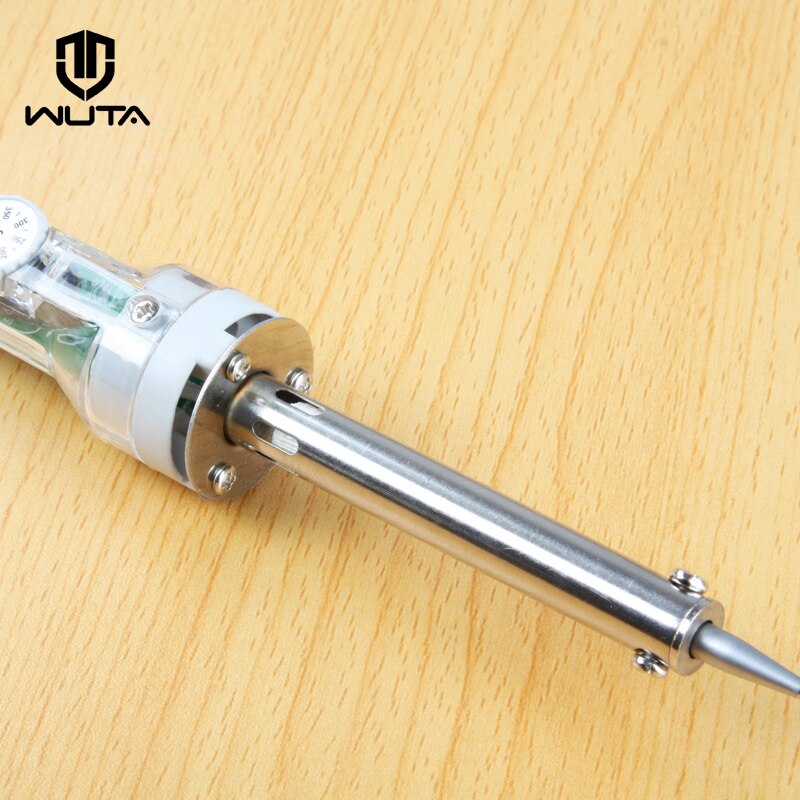220V 60W US Plug Electrical Soldering Iron Adjustable Temperature for Leather Craft Handheld Stamping Embossed LOGO &amp; Brand