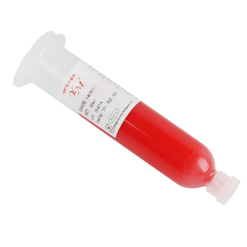 Red Glue Adhensive 30ml For SMT Repair BGA Repair Consumables