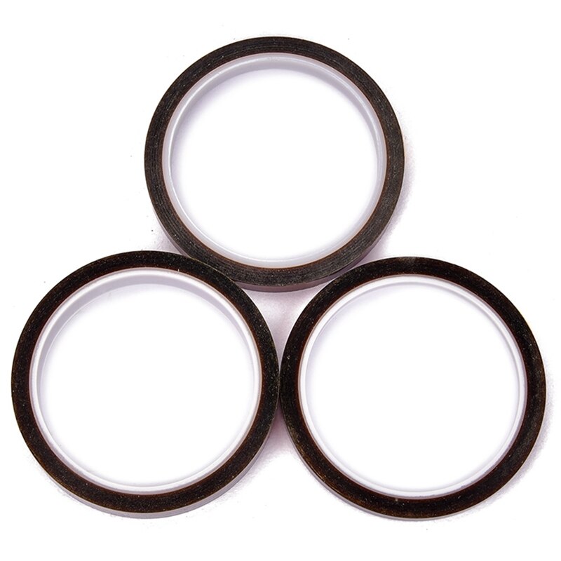 3PCS High Temperature Resistant Tape 0.055mm Heat Dedicated Tape Polyimide Tape for BGA SMT Printer Up to 260 Celsius