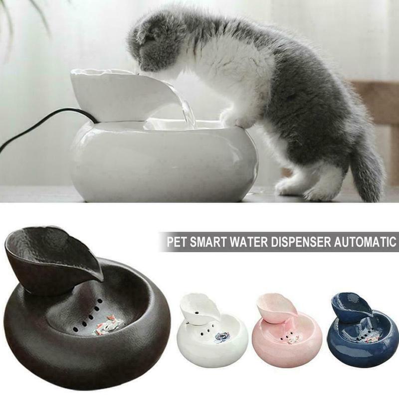 Haustier Zubringer Trinken Schalen Hund Katze Wasser Spender Katze Spender Brunnen Wasser Hund Durchblutung Becken Automatische Trinker Wate U3R0
