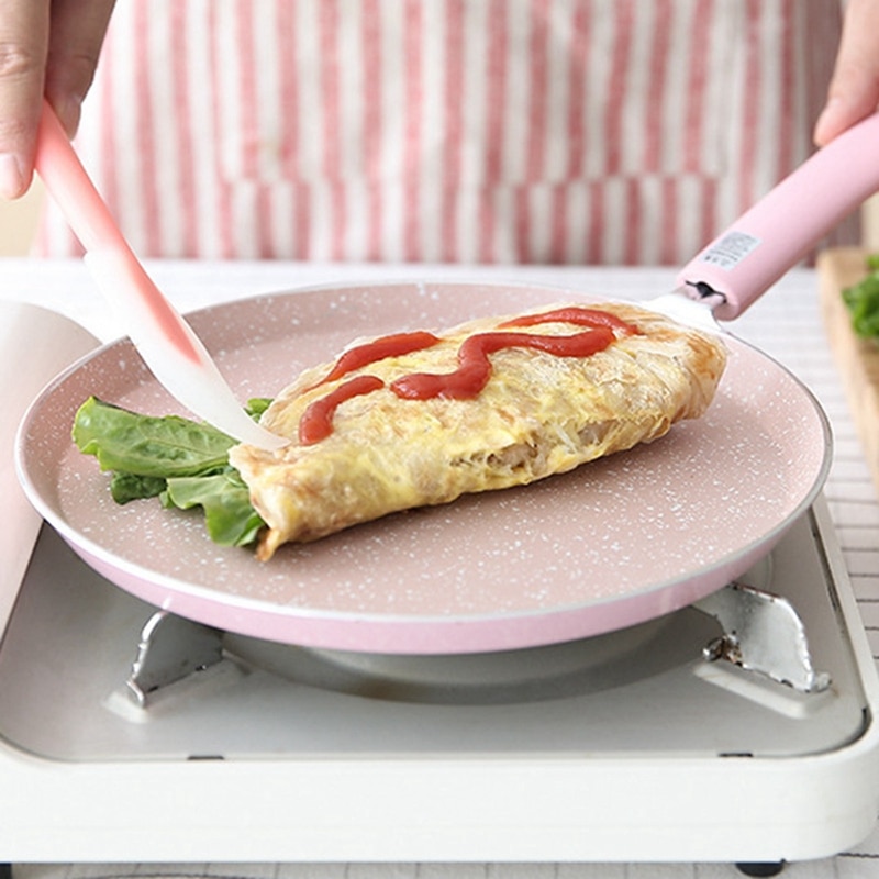 20cm stegepande pizza pandekage non-stick gryde aluminiumslegering pander bøf stegepande gaskomfur induktion komfur