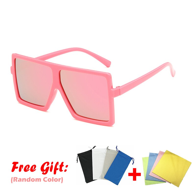 Mærke solbriller børn  uv400 belægning solbriller camouflage stel goggle baby drenge piger dejlig solbrille oculos masculino: Lyserød lyserød