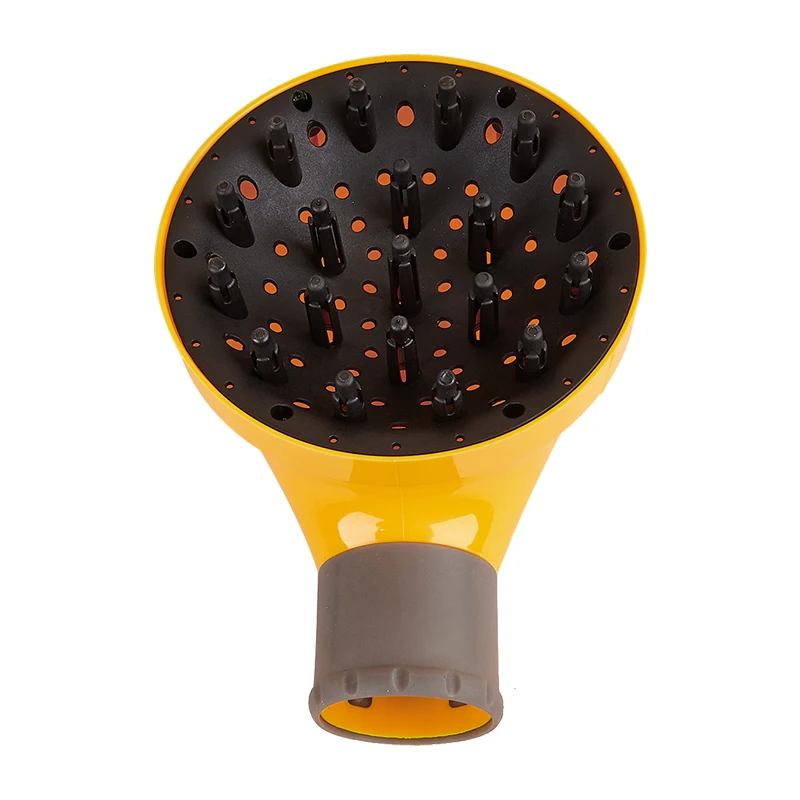 1pcs Universele Föhn Diffuser Blower Haardroger Diffuser Wind Cover Kapper Salon Kappers Droger Haar Krul Styling Tool: YELLOW