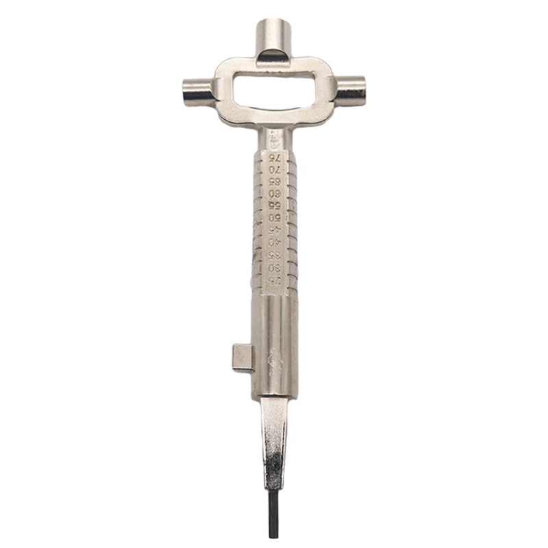 Slotenmaker Zinklegering Tool Opening Een Deur Volgende De Verwijdering De Cilinder Multi Purpose Cilinder Gauge Stapte Spindel Pins