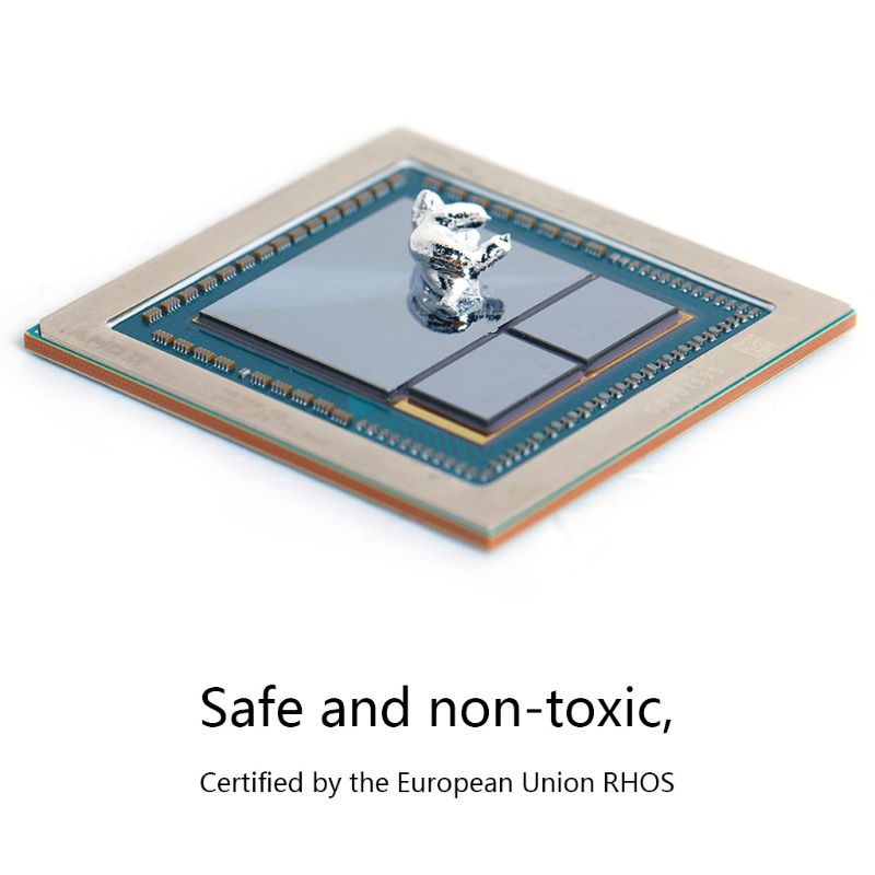 Płynny metal chłodzący termoprzewodzący silikon robić procesora GPU ciecz chłodząca ultra 128W/mK 1.5g 3g smar złożony robić chłodzenia