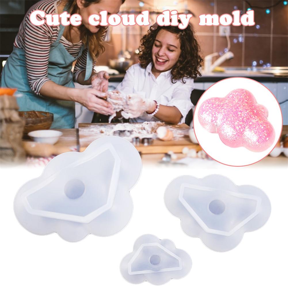 Food Grade Silicone Mold Handwerk Cloud Mold Diy Bakken Tools Voor Cake Fondant Chocolade Maken Decorating Gereedschap
