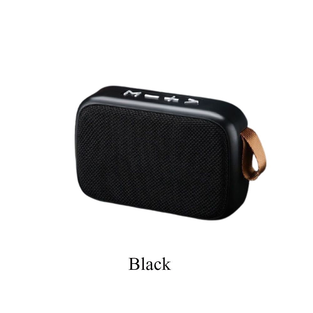 Outdoor Draadloze Mini Usb Bluetooth Speaker Speaker Sound Box Radio Speaker: black