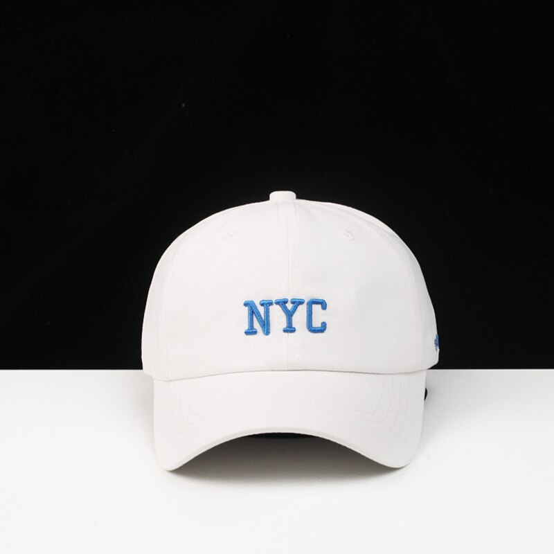 Stil forår efterår bomuld unisex york brev brodere enkel lethed match street par solcreme baseball cap